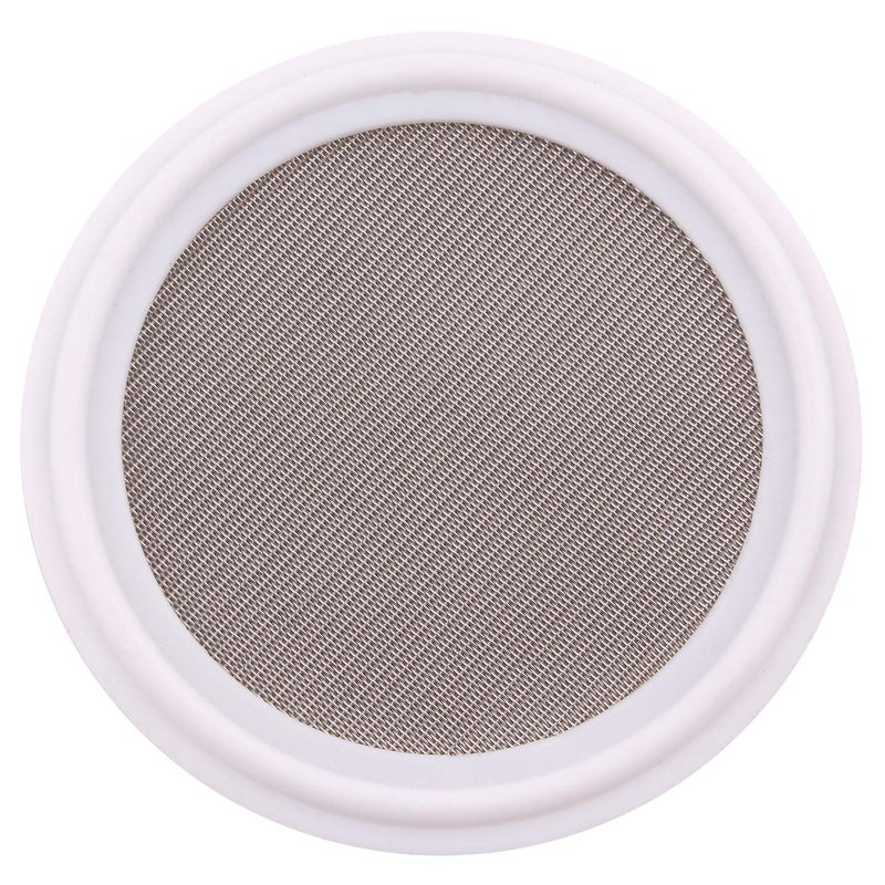 DERNORD 2" PTFE (Teflon) Sanitary Gasket w/Stainless Screen - Tri Clamp Clover (150 Mesh) - Image 1